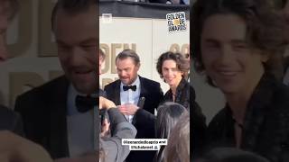 Leonardo DiCaprio and Timothee Chalamet 2024 Golden Globes