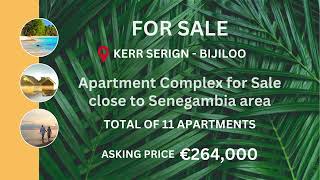 Popular Apartment Complex for sale Kerr Sering The Gambia video | Run Your Own Guesthouse Now