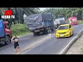 nyaris tumbang‼️drama penyelamatan truck terpuruk