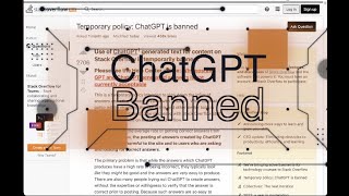 ChatGPT banned on Stack Exchange - is this good - bad or enforceable?