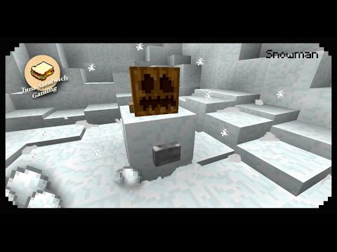 ✔ Minecraft: How to make a Snowman ✔ Minecraft: How to make a Snowman