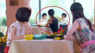 丈夫和小三约会，怎料妻子就在身后看着，丈夫瞬间慌了🥿ChineseDrama​