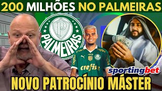 MUITO DINHEIRO NO VERDÃO! PALMEIRAS APRESENTA SEU NOVO PATROCINADOR MÁSTER.