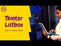 tkinter listbox: how to add a scrollbar - python 3