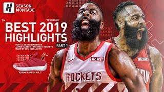 James Harden BEST Highlights & Moments from 2018-19 NBA Season! BEAST Mode! (Part 1)