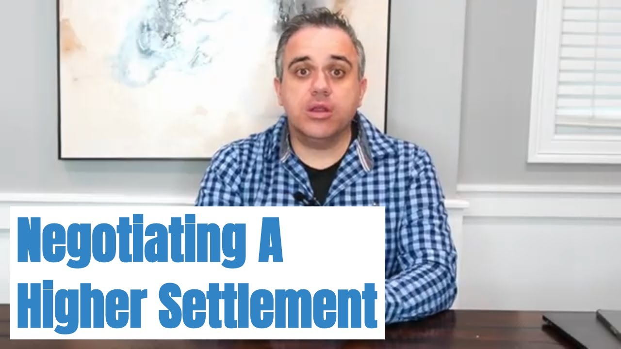 How Do You Negotiate A Higher Settlement In A Car Accident? - YouTube