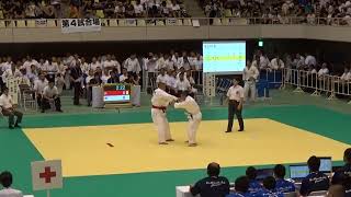 2017年 柔道 男子個人81kg 五十嵐 勁太vs前 款太 1回戦