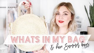 WHAT'S IN MY BAG | CLARE V. ALICE TOTE \u0026 MY FAVOURITE SUMMER BAGS | I Covet Thee