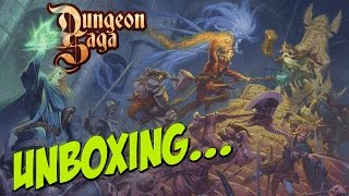 Dungeon Saga: The Dwarf King's Quest Unboxing