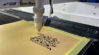 【LaserMen】cutting wedding car by LM 1390 1 80w 80% speed 120mms laser engraving cutting machine