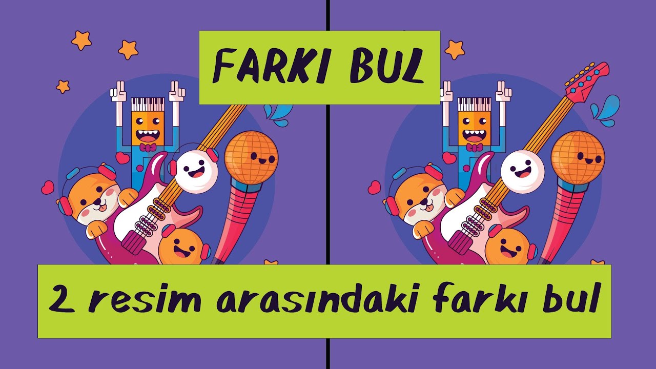 Farkı Bul Oyunu | Resimler Arasındaki Farkı Bulma | 2 Resim Arasında ...