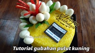 TUTORIAL GUBAHAN PULUT KUNING DENGAN TELUR PUYUH | Idea Mudah❗❗