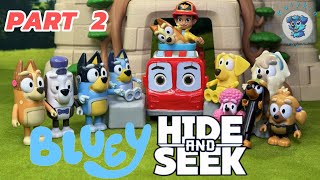 BLUEY AND HER FRIENDS PLAY HIDE AND SEEK AND THEN SAVE BINGO FROM ACCIDENT  👀 PLAY WITH BLUEY PART 2