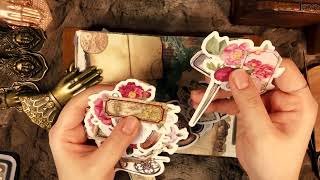 Tailor Theme Scrap🧵｜Vintage diary｜Scrapbooking｜ASMR