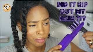 I TRIED THE REMINGTON ELECTRIC HAIR DETANGLING BRUSH | HAIR UPDATE | Mel's World