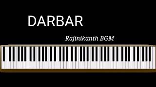 Darbar Theme | Rajinikanth BGM | Easy Piano Tutorial |Mobile Piano