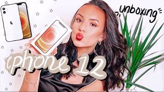 iPHONE 12 UNBOXING 2020 | first impressions, review & camera test!