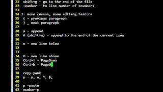 vim Tutorial 3 - copy, paste, delete and more
