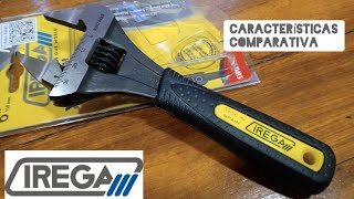 Llave ajustable irega SWO 99XS. adjustable wrench irega.increible  llave francesa.