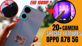 OPPO A78 5G Camera 20+ Tips And Tricks | Special Features ⚡ Oppo A78 5G Hindi | Oppo A78