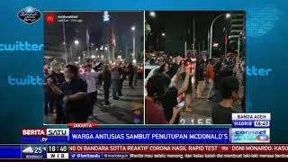 Mcdonald Sarinah Lakukan Penguncian Pintu Secara Simbolis