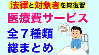 【10分で解説、17分で国試問題】医療費負担軽減サービス　対象から法律まで総まとめ