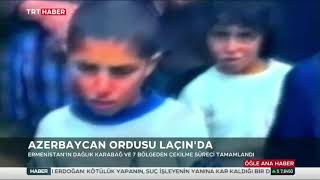 Laçın şehrin'de artık Azerbaycan bayrağı dalğalanıyor