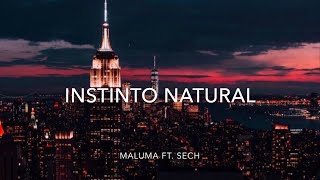 Maluma, Sech - Instinto Natural / Letra - Lyrics