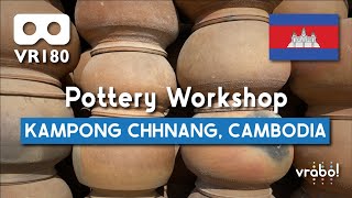 [VR180/5K] Pottery Workshop (Kampong Chhnang City, Kampong Chhnang Province, Cambodia)