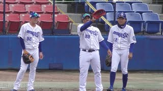 ビシエド＆滝野＆武田　左投げにしてみた‼️