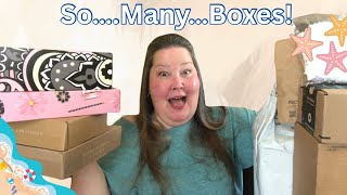Mega Haul Unboxing - Subscription Boxes & Amazon!