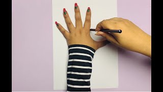 10 Amazing Hand Drawing Ideas | Fun \u0026 Satisfying Sketches with Coloring!