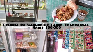 BELANJA ISI WARUNG KE PASAR TRADISIONAL | BELANJA TEMPURA DAN FROZEN FOOD 130.000