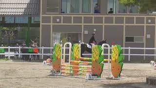 令和4年度関東学生馬術競技大会　第73回学生賞典総合馬術競技　余力審査　ブルーデザフィーオ　松岡翼