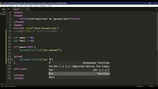 JAVASCRIPT BEGINNERS TUTORIAL 12 IF ELSE STATEMENT