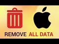 How to Wipe or Remove all the Data on iPhone and iPad
