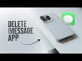 How to Delete iMessage App from iPhone (tutorial)