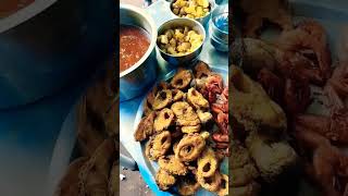 ଏତେ ମାଛ ଭଜା ଦେଖି ମୁଁ ଆଉ ରହିପାରୁନି😃#shortsfeed#viral#shortvideo#youtube#food#street#fish#sea #shrimp