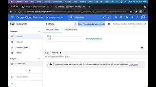 Initializing data systems with products (Cloud Datastore) (Part 1)