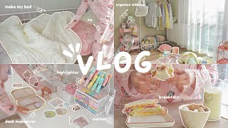 7am vlog 🍧 being productive, cooking, huge haul