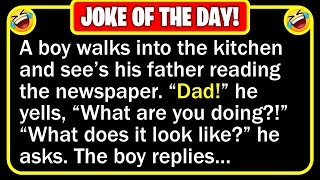 🤣👉 BEST JOKE OF THE DAY! - A boy strolls into the kitchen... | Funny Jokes