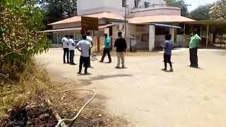 Pothanur Railway hospital Cleaning with Drone....