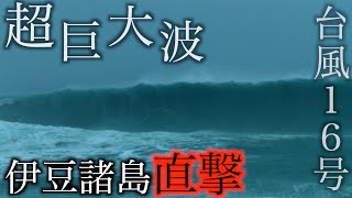 【デカすぎて測定不能】直撃した台風１６号の威力がやばすぎた。