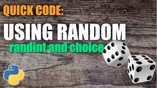 Python Quick Code: Using Random