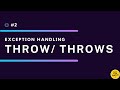 💻 Java Exception Handling: A Beginner's Guide to throw and throws keyword