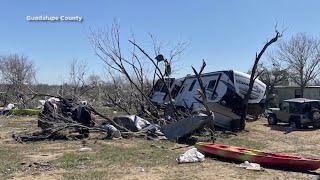 Guadalupe County assessing tornado damage, working to help affected families