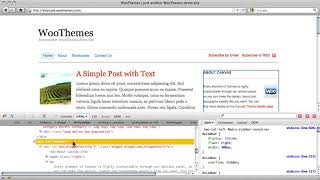 How to use FireBug to modify a WordPress theme
