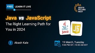 🔥Java vs JavaScript | The Right Learning Path for You in 2026 | Java | JavaScript | Simplilearn