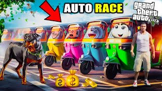 GTA 5: Shinchan & Franklin Mega Auto Race Challenge in Gta5...!