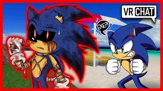 SONIC ENCOUNTERS META SONIC.EXE IN VR CHAT!